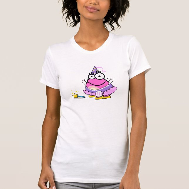 Tapez la grenouille - T-shirt de fille (Devant)