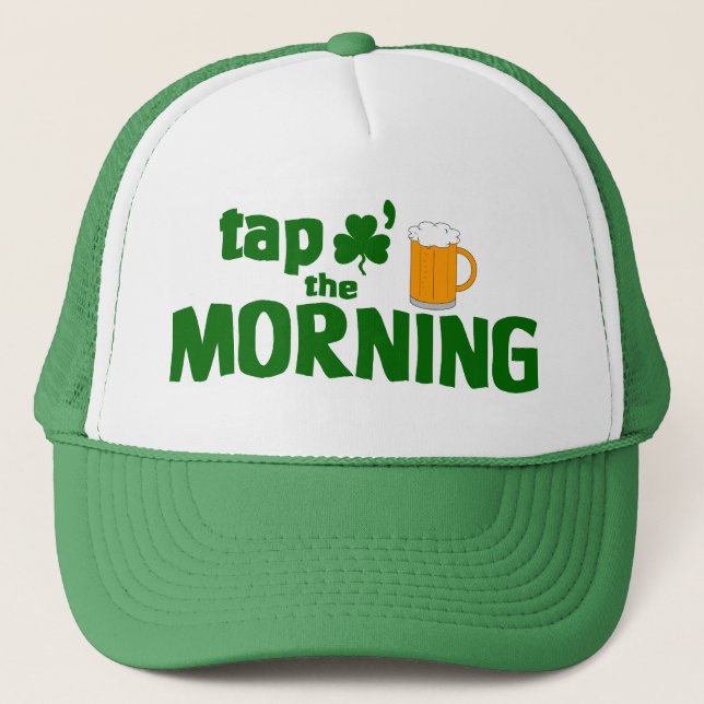 Tapez O le casquette du jour de St Patrick (Devant)