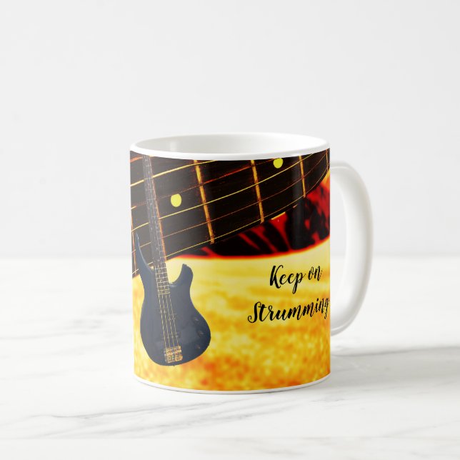 Taping ma guitare  Tasse à café (Devant droit)