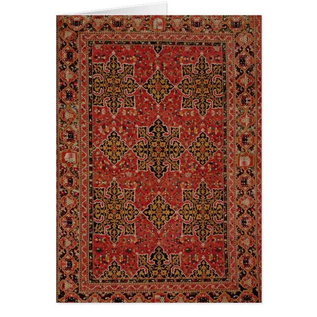 Tapis anatolien d'Ushak d'étoile, 1585 (Devant)