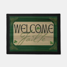 Tapis bienvenu de Failte d'Irlandais