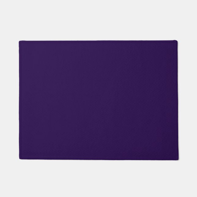 Tapis cadeau de porte en violet solide russe (Devant)