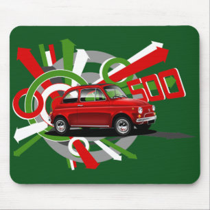 Tapis classique de souris de Fiat 500