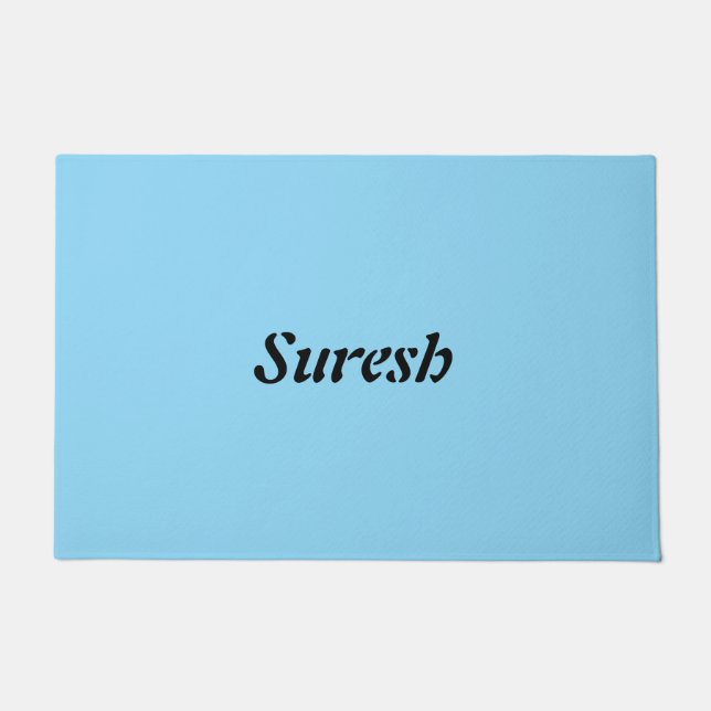 Tapis d'accueil de texte - Tapis d'intérieur éléga (Devant)