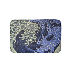 Tapis De Bain 北 斎 波 の, 北 Vague Hokusai, Hokusai, Japon Art