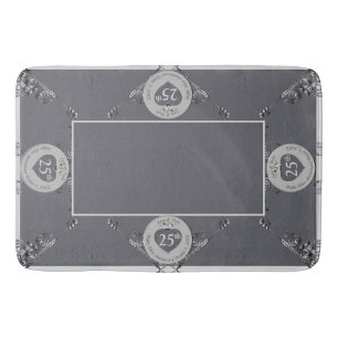 Tapis De Bain 25e anniversaire/tout Mariage Mat de bain