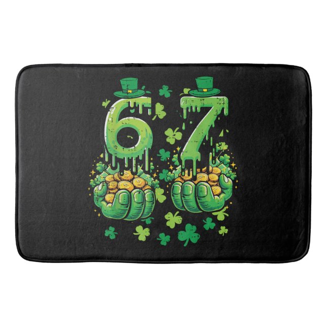 Tapis De Bain 6 7 Jour de la Saint-Patrick (Devant)
