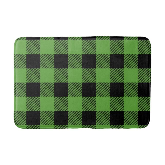 Tapis De Bain à damiers motif (Devant)