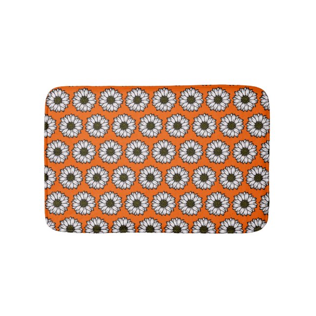 Tapis de bain à motif artistique "Daisy" (Devant)