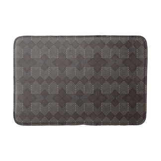 Tapis de bain à motif Diamants Sombres
