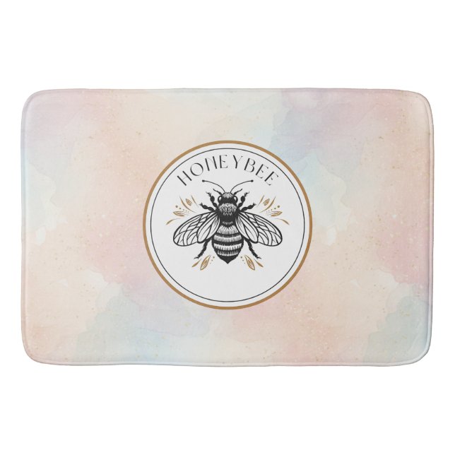 Tapis de bain abeille à miel (Devant)