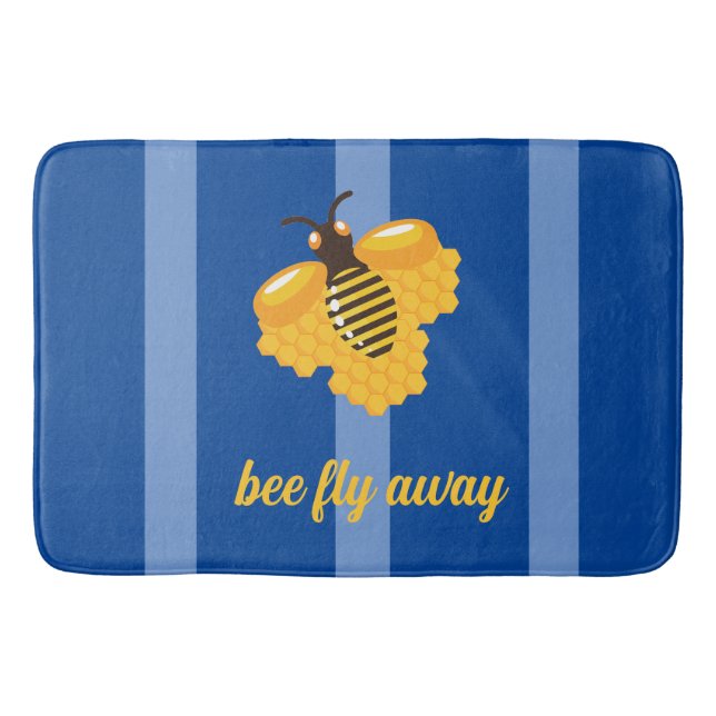 Tapis De Bain abeille s'envoler (Devant)