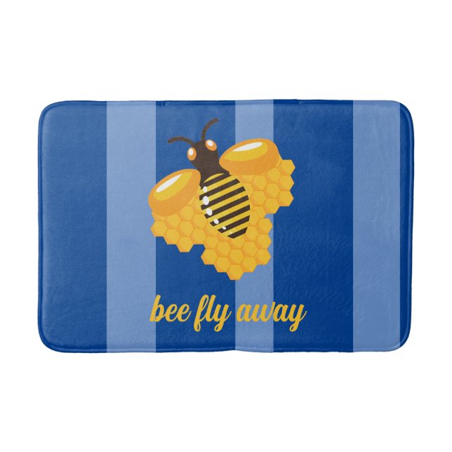 Tapis De Bain abeille s'envoler (Devant)