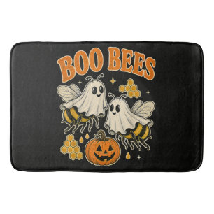 Tapis De Bain Abeilles Bouh Drôle Abeille Fantôme Blague Mignonn