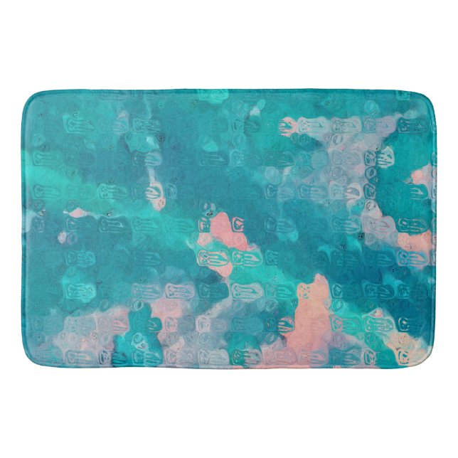 Tapis De Bain Abrégé sur gouttes de pluie (Devant)