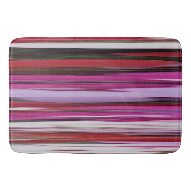 Tapis De Bain Abstrait #2 : Flou rouge (Devant)