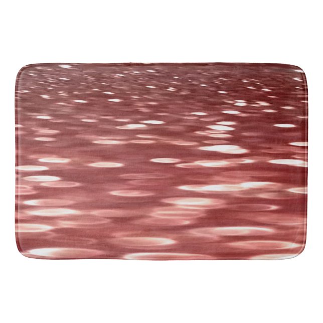 Tapis De Bain Abstrait #2 : Flou rouge (Devant)