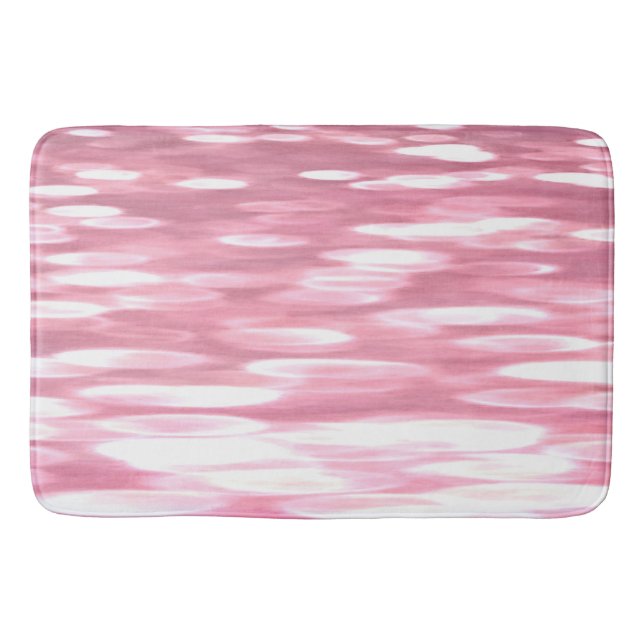 Tapis De Bain Abstrait #3 : Brillant rose (Devant)