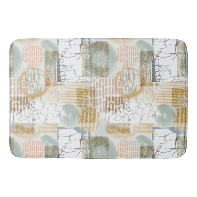 Tapis De Bain Abstrait Moderne (Devant)