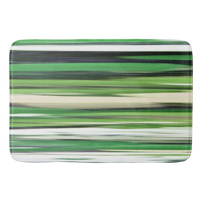Tapis De Bain Abstrait n° 2 : Flou vert (Devant)
