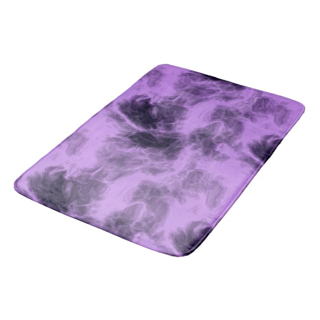 Tapis De Bain Abstrait pourpre (Angle)
