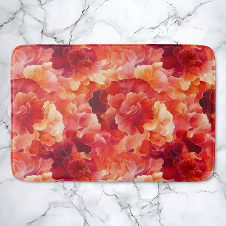 Tapis De Bain Abstraite inflammation florale