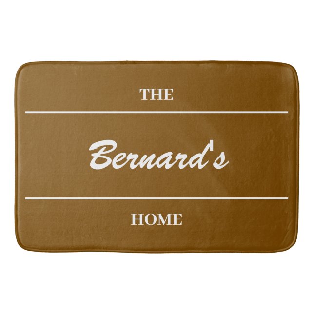 Tapis De Bain Accessoires de maison personnalisés sur mesure (Devant)