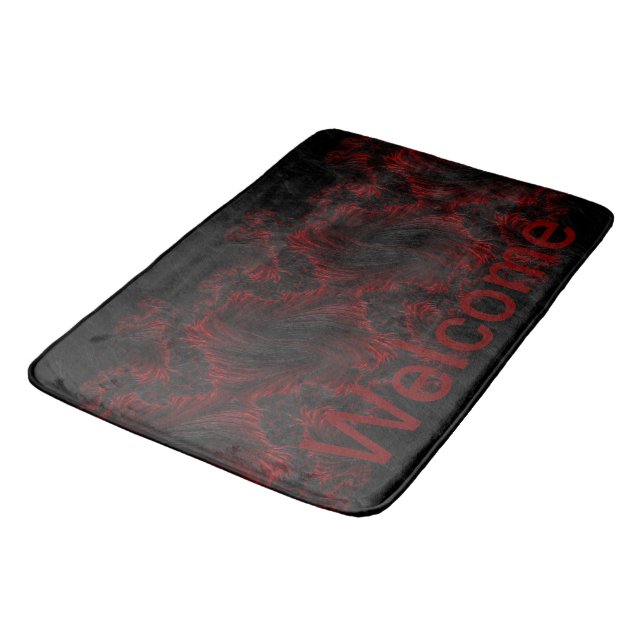 Tapis De Bain Accueil Marron Premium (Angle)