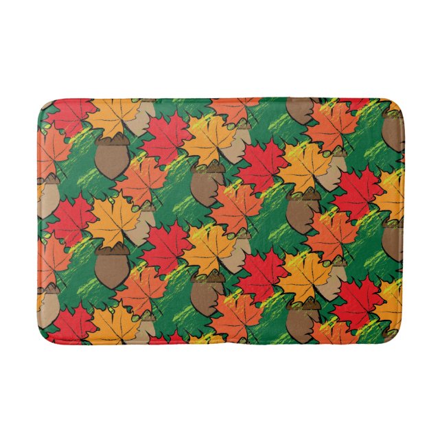 Tapis De Bain Acorns et feuille III (Devant)