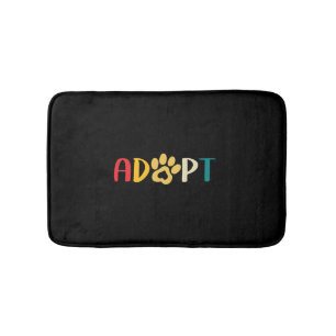 Tapis De Bain Adopter Un Chien Ou Un Chat - Secourir Un Animal A