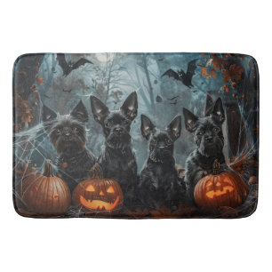 Tapis De Bain Affenpinscher Halloween nuit chien délice