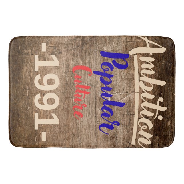 Tapis De Bain Affiche brillante (Devant)