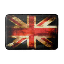 Tapis de bain affligé d'Union Jack