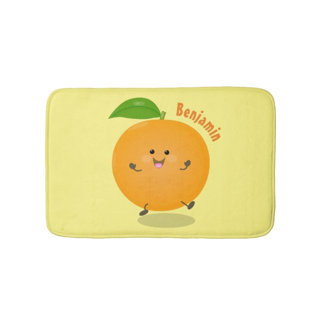 Tapis De Bain Agréable agrumes d'orange (Devant)