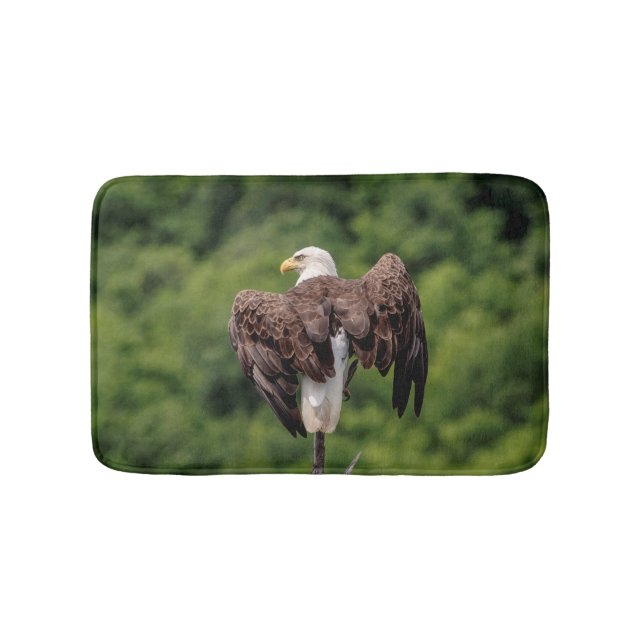 Tapis De Bain Aigle de Bald sur une branche (Devant)