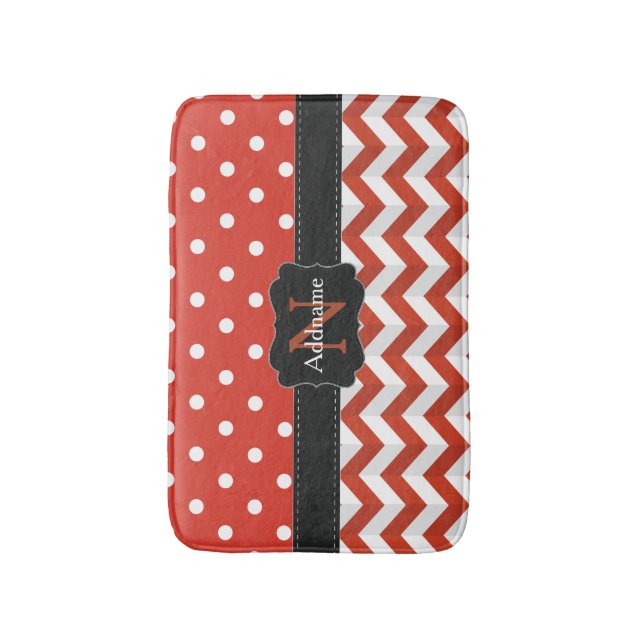 Tapis De Bain Ajouter un nom (Devant (Vertical))