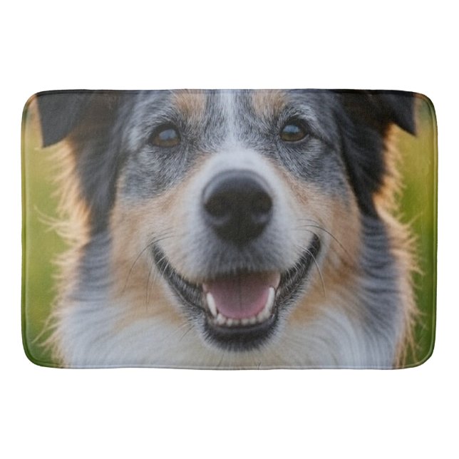 Tapis De Bain Ajouter une Personnaliser photo pour animaux domes (Devant)