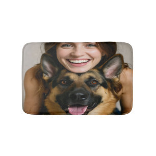 Tapis De Bain Ajouter une photo de Berger allemand Personnaliser