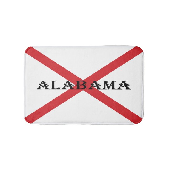 Tapis De Bain Alabama et Drapeau (Devant)