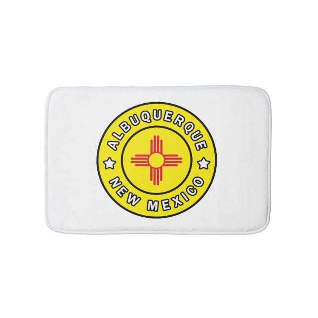 Tapis De Bain Albuquerque Nouveau-Mexique (Devant)
