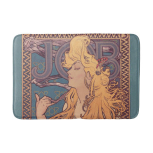 Tapis De Bain Alfonse Mucha Job Art Nouveau femme