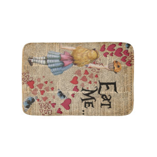Tapis De Bain Alice au pays des merveilles me mangent petit pain