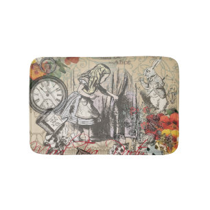 Tapis De Bain Alice Aventures Merveilleux Rideau Classique Art