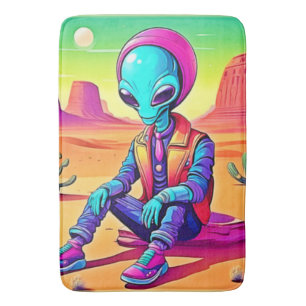 Tapis De Bain Alien cool Desert Chillin
