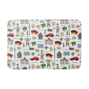 Tapis De Bain Allemagne Motif des symboles