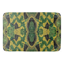 Alligator Crocodile Dragon Cuir Vert Jaune