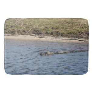 Tapis De Bain Alligator d'Amérique dans le marais d'eau de Flori
