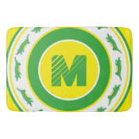 Alligator vert Crocodile Gator initial