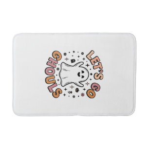 Tapis De Bain Allons-y les fantômes Halloween Mignon Fantôme