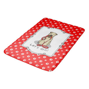 Tapis De Bain Allons-y ! Marche à pied à Terrier Chien (1b2)